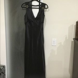 Black Silk Maxi dress